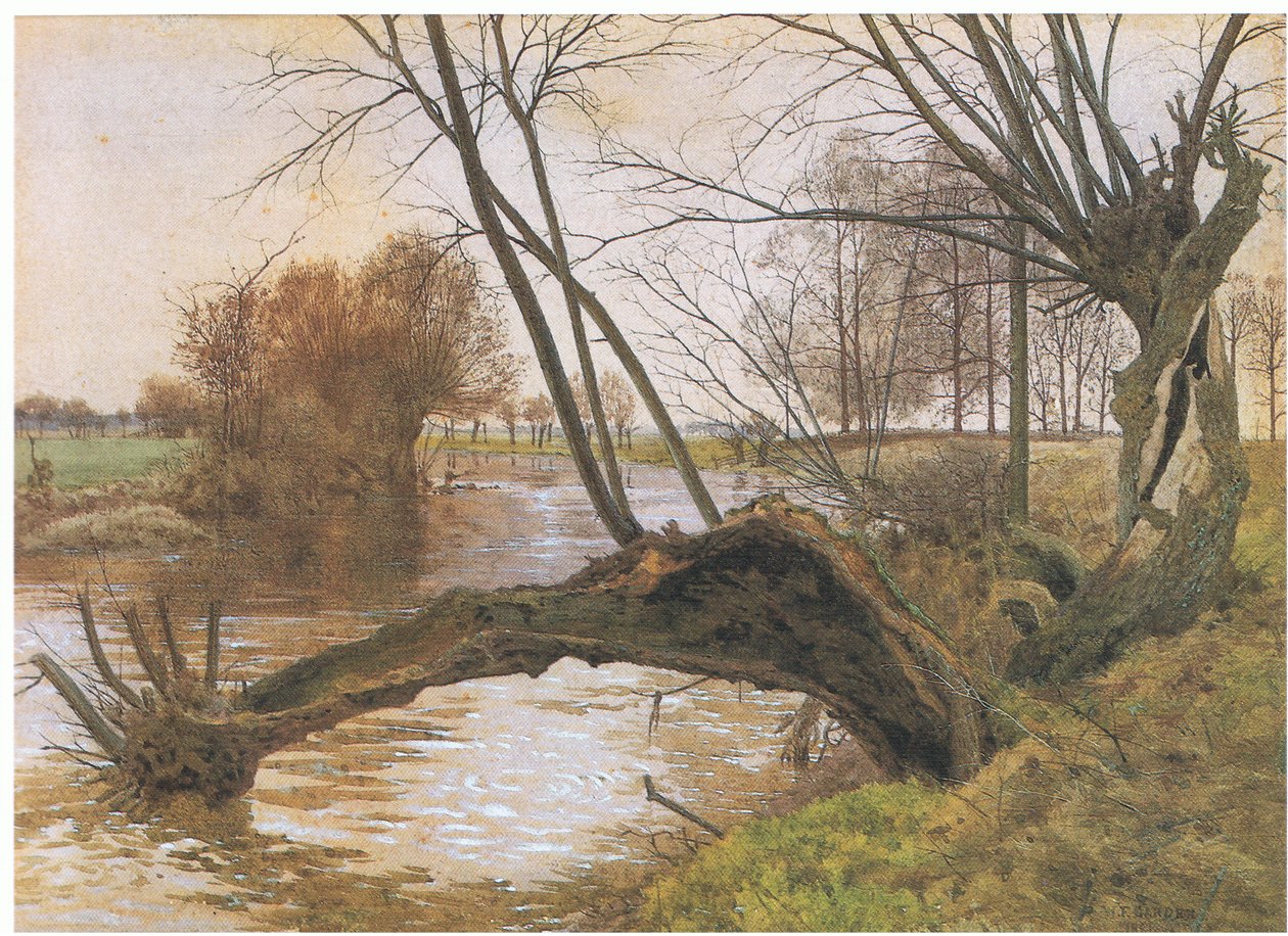 Piletræer på Ouse af William Fraser Garden
