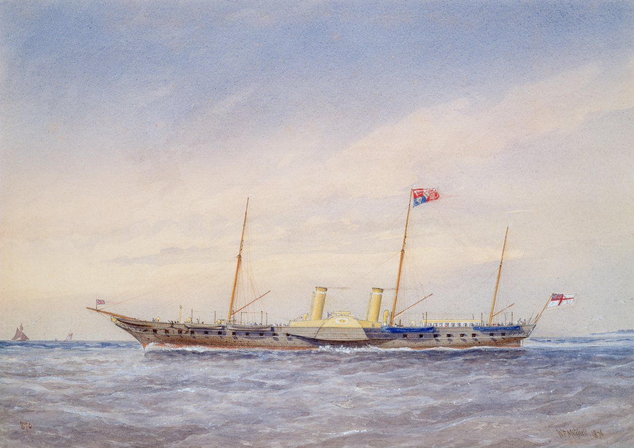 Royal Yacht Osbourne, 1876 af William Frederick Mitchell
