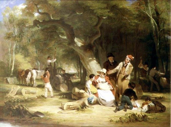 The Woodmans Dinner Hour af William Frederick Witherington