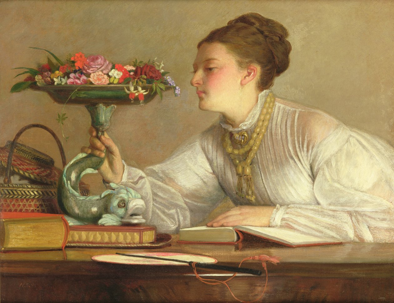Dagens blomster af William Frederick Yeames