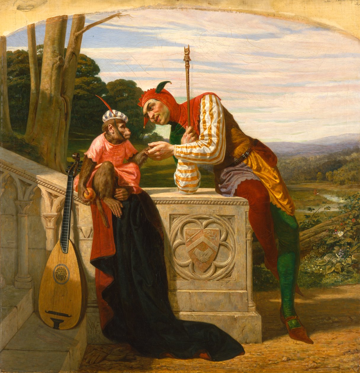 Trofaste venner, 1859 af William Frederick Yeames