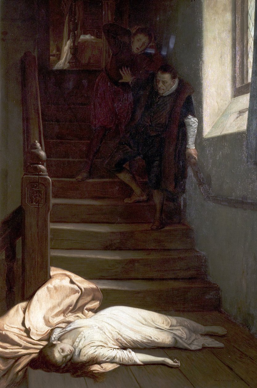 Amy Robsarts død, 1878 af William Frederick Yeames