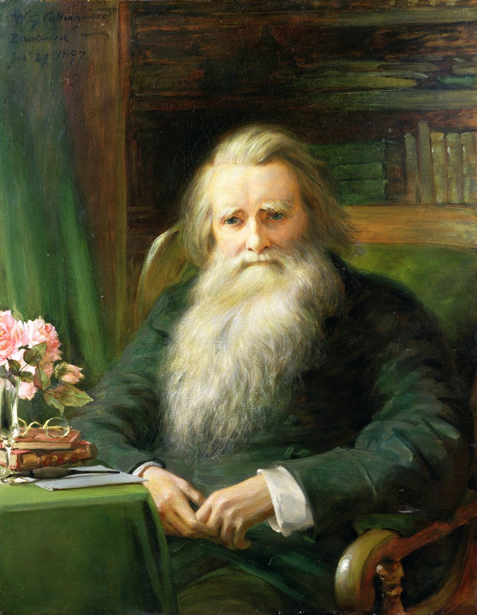 Portræt af John Ruskin (1819-1900) 1897 af William Gersham Collingwood