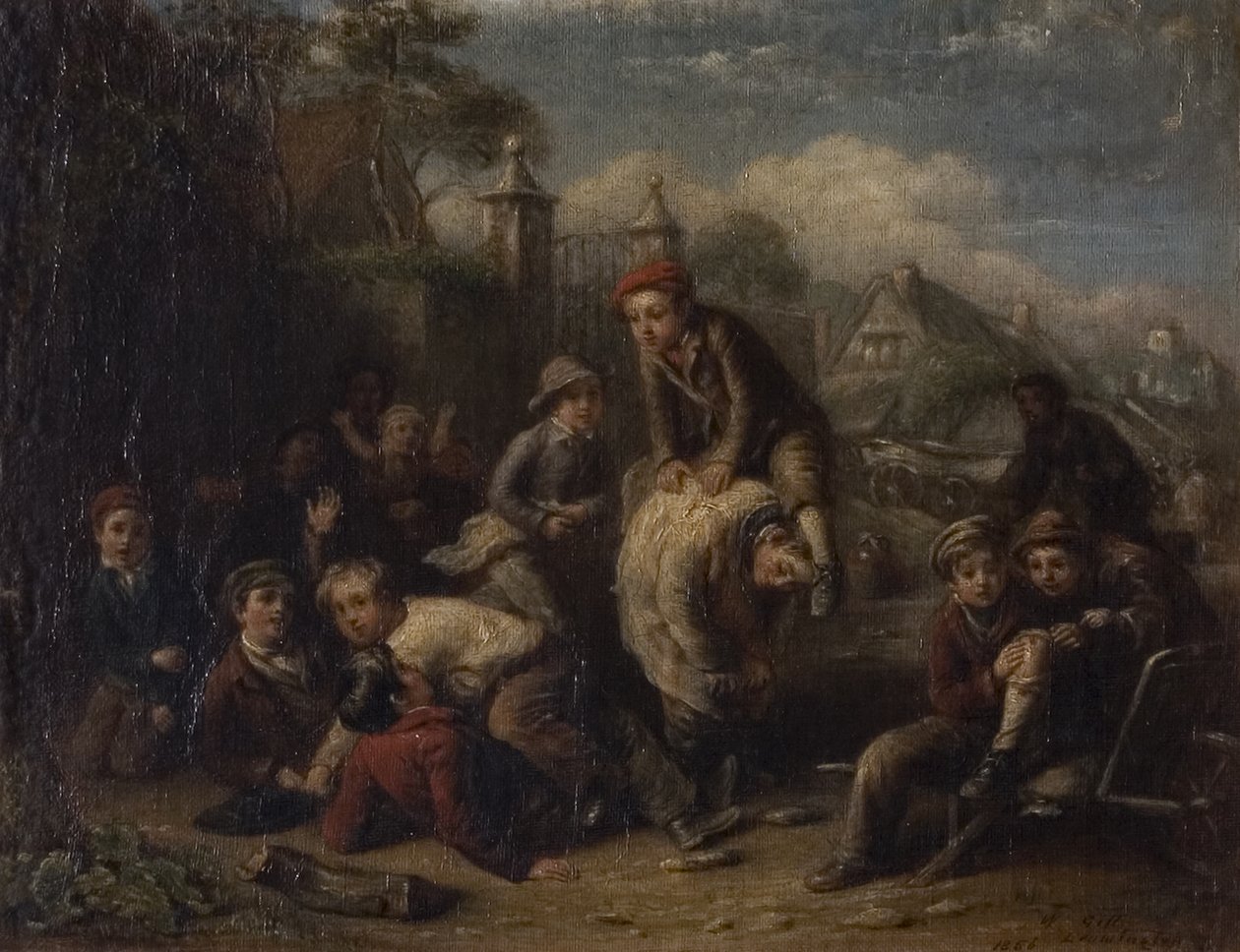 Leapfrog, 1856 af William Gill