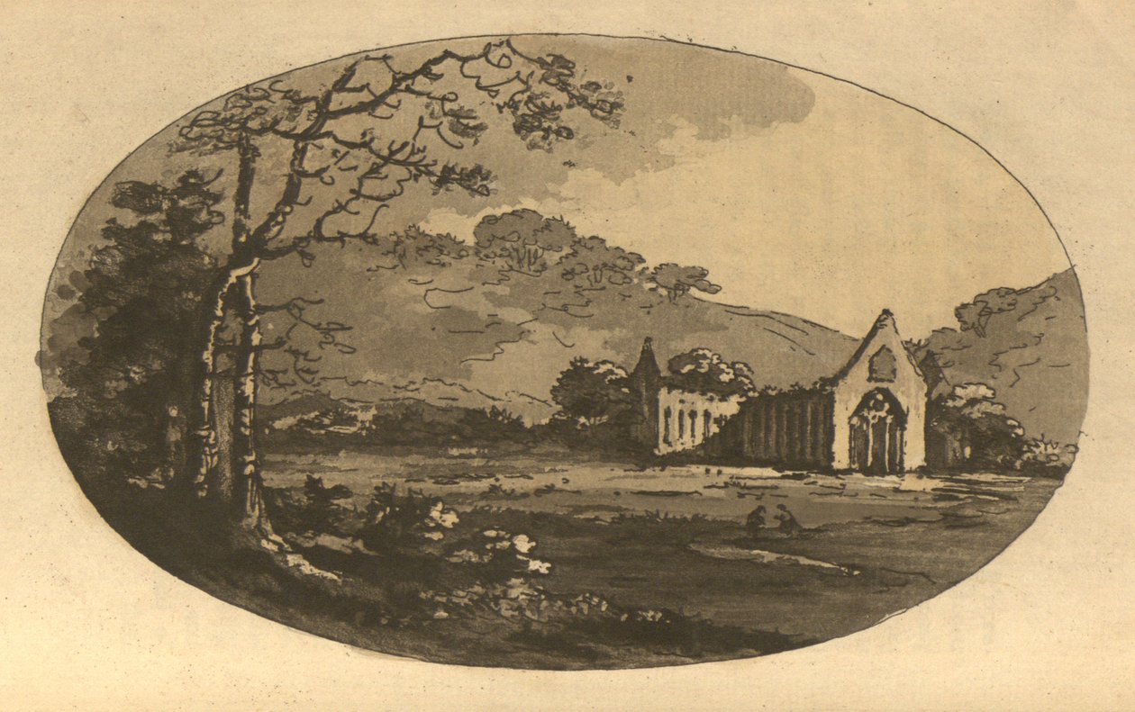 Tintern Abbey af William Gilpin