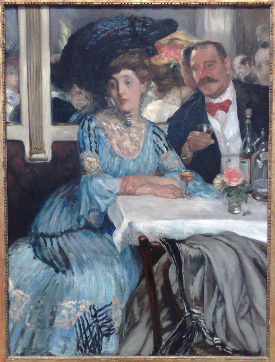 På Mouquinsn af William James Glackens