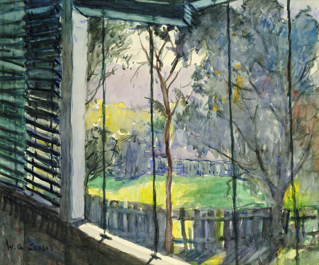 Queensland Verandah, 20. århundrede af William James Grant