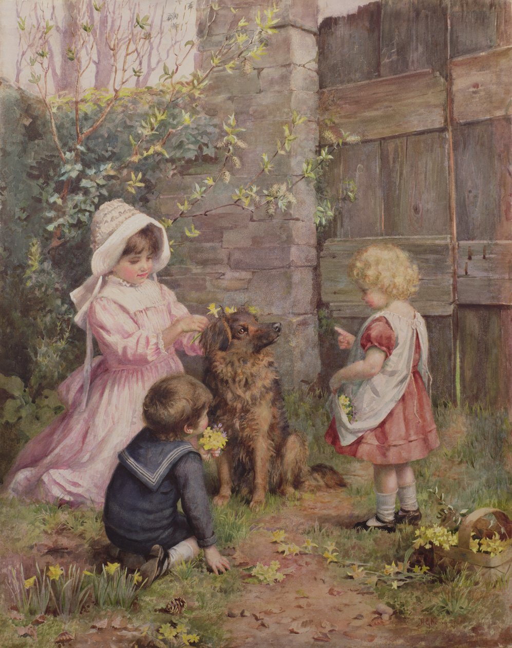 Collies fødselsdag af William Gunning King