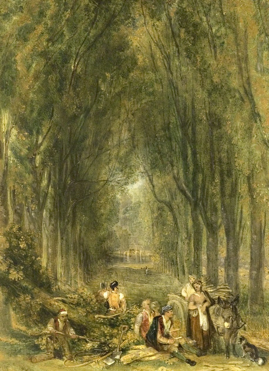 The Lime Walk i Weston, Buckinghamshire af William Harvey