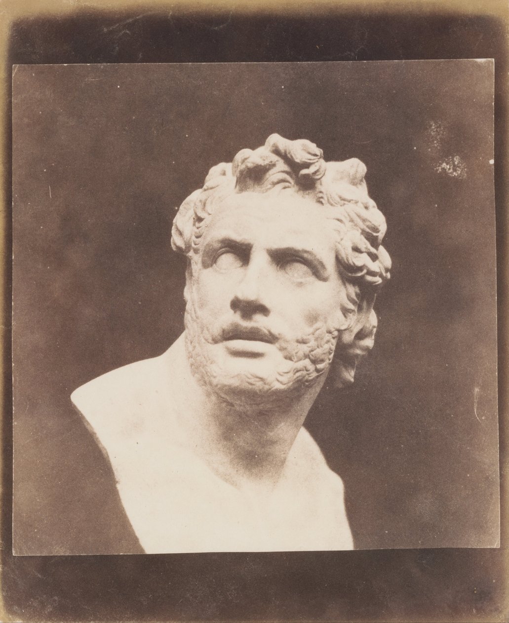 Buste af Patroclus. af William Henry Fox Talbot