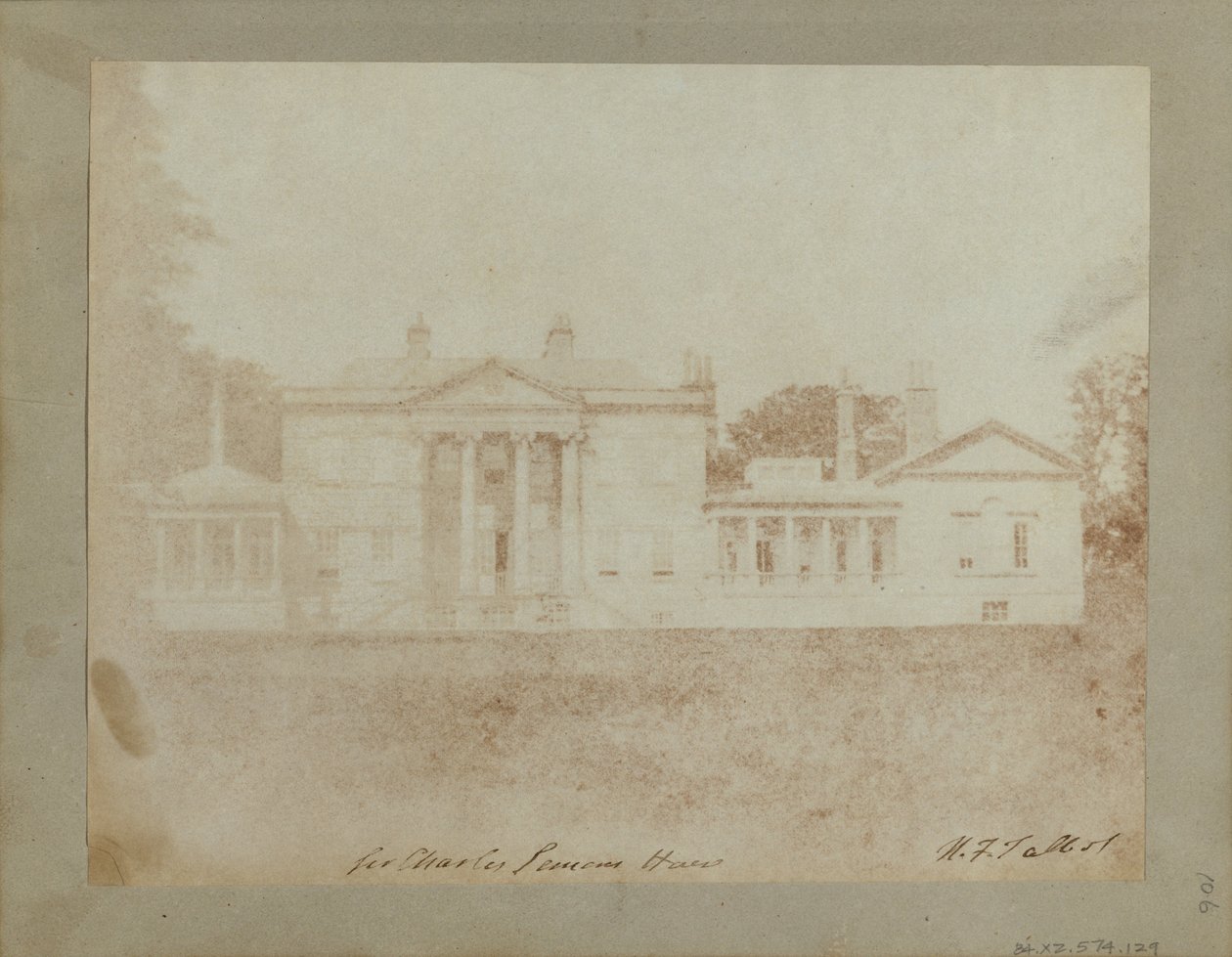 Carclew House, nær Truro, Cornwall. af William Henry Fox Talbot