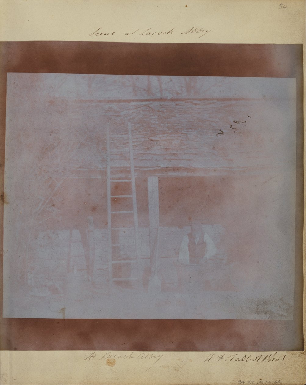 Arbejdsmand hos Lacock. af William Henry Fox Talbot