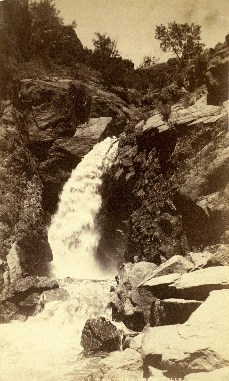 Rainbow Falls, ca. 1880 (albumin print) af William Henry Jackson