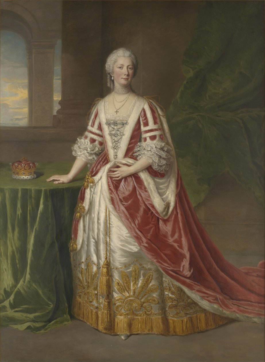 Portræt af Hester Pitt, grevinde af Chatham, født Grenville (1721-1803) af William Hoare