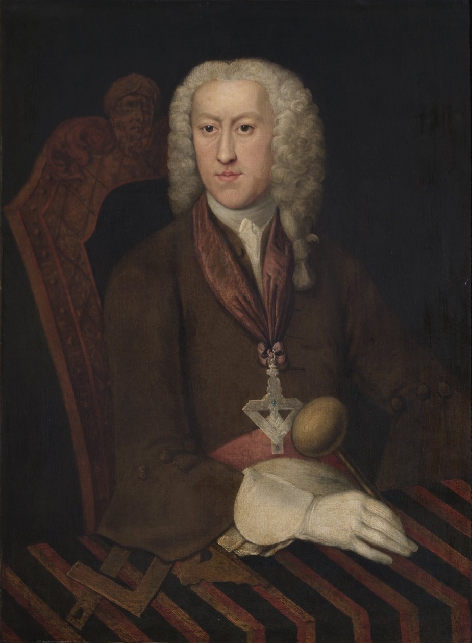 Oberst John Pitt, ca. 1730 af William Hogarth