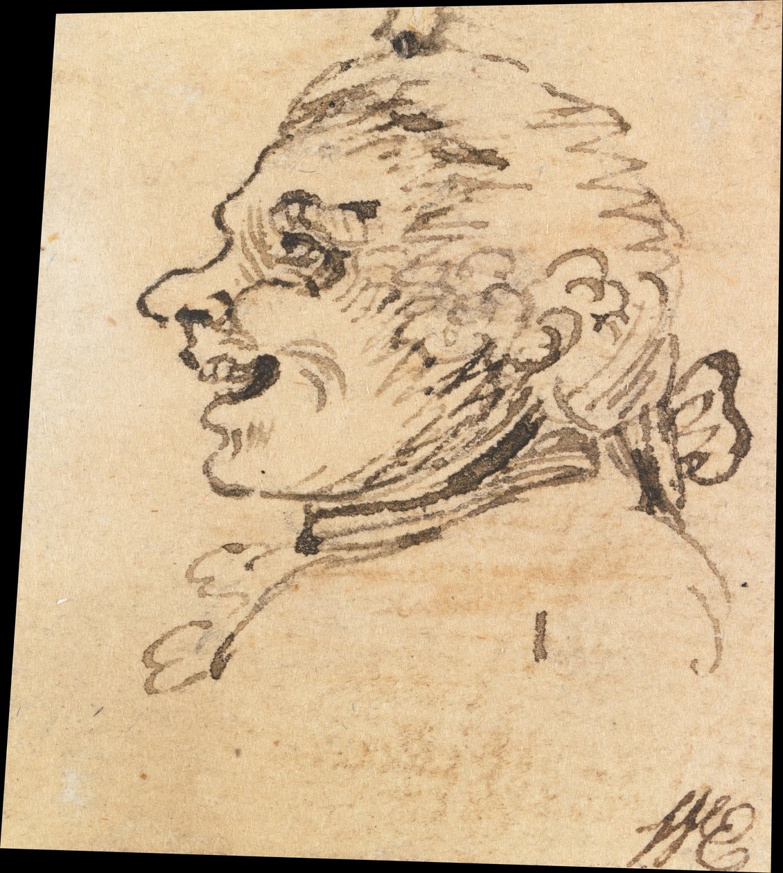 Grotesk hanhoved af William Hogarth