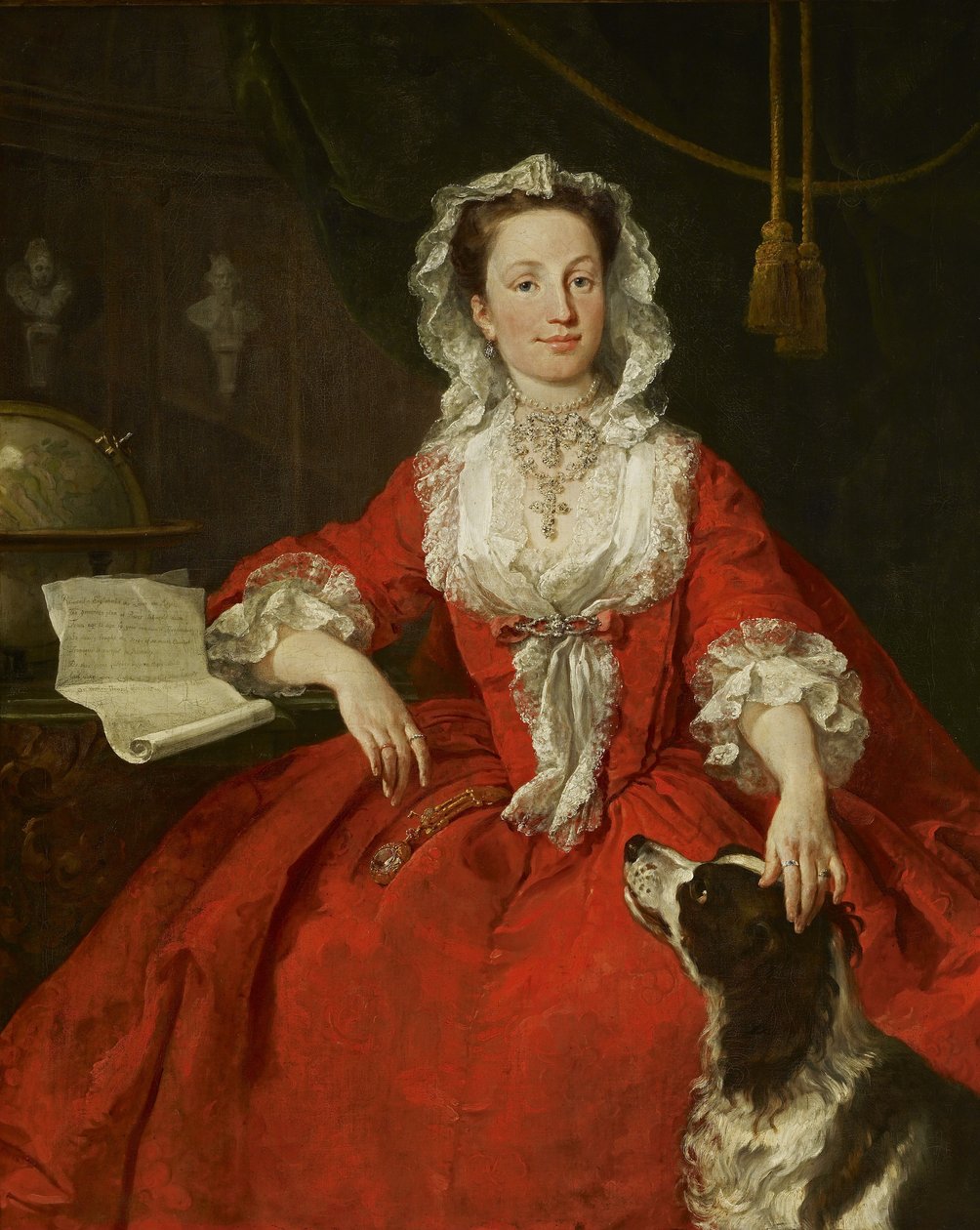 Portræt af Miss Mary Edwards af William Hogarth