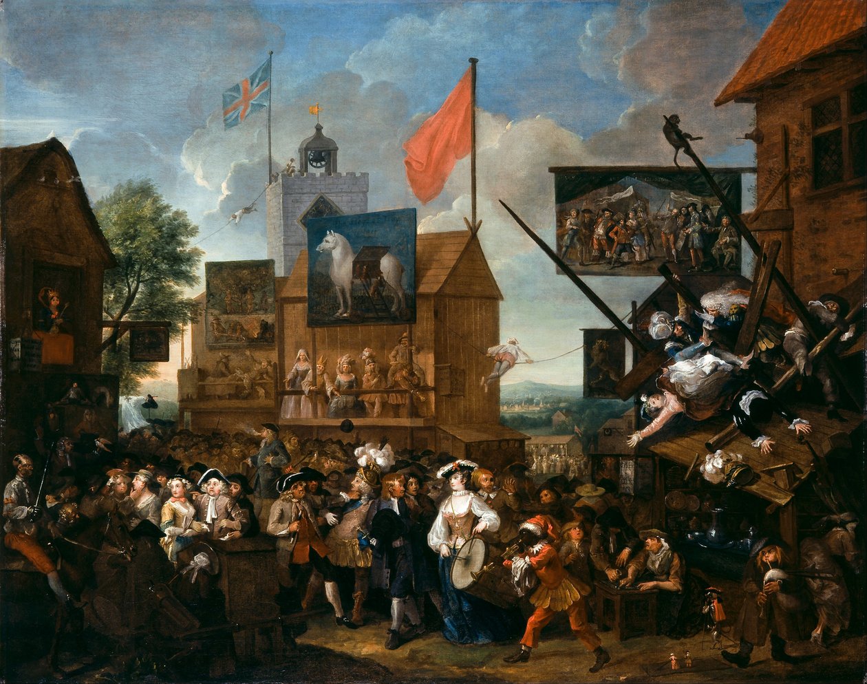 Southwark Fair af William Hogarth