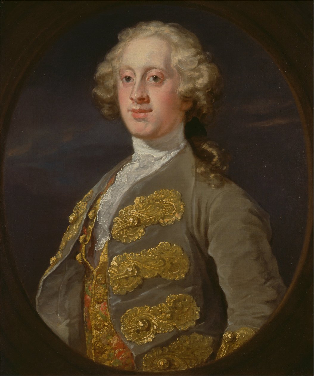 William Cavendish, markiser af Hartington, senere 4. hertug af Devonshire af William Hogarth