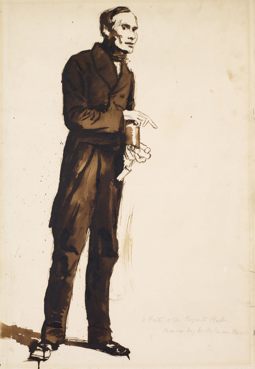 En portør til Hogarth Club af William Holman Hunt