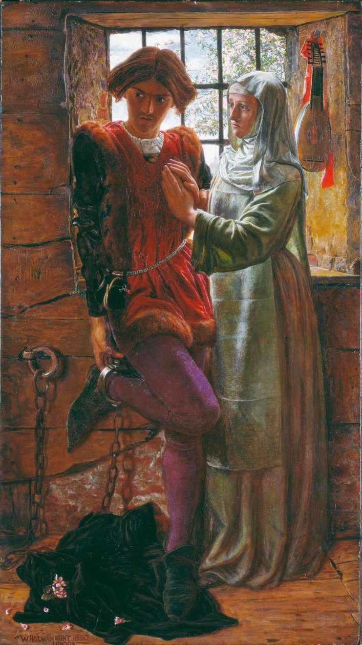 Claudio og Isabella af William Holman Hunt