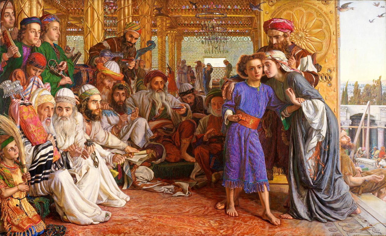 Frelserens fund i templet af William Holman Hunt