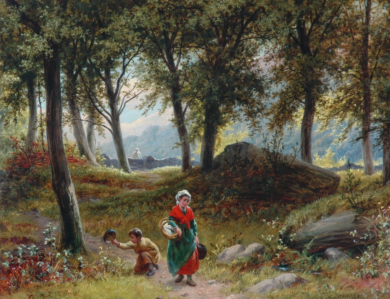 Vejen gennem skoven, 1795 af William I Bromley