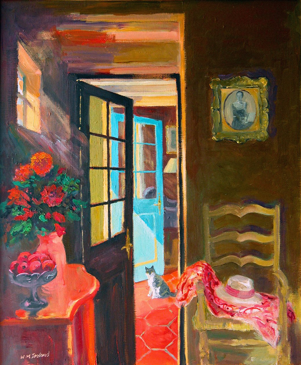 Blå dør, 2003 af William Ireland