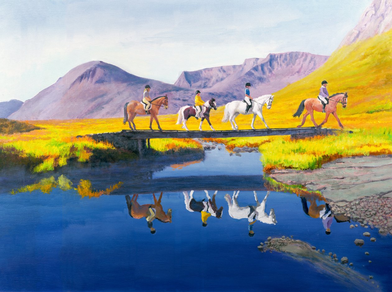Spejl i Cairngorms af William Ireland