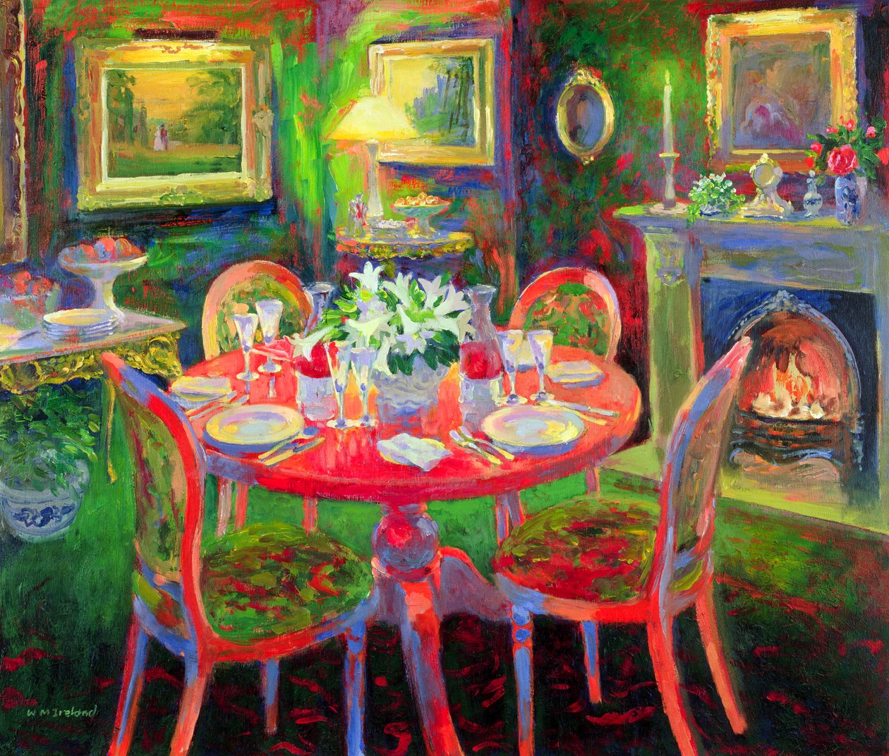 Spisestuen, ca.2000 af William Ireland
