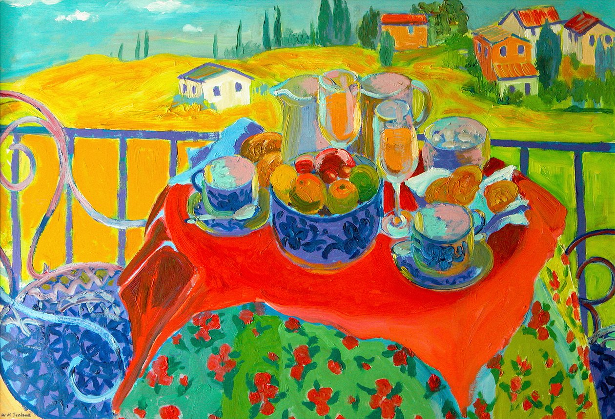 Toscansk terrasse af William Ireland