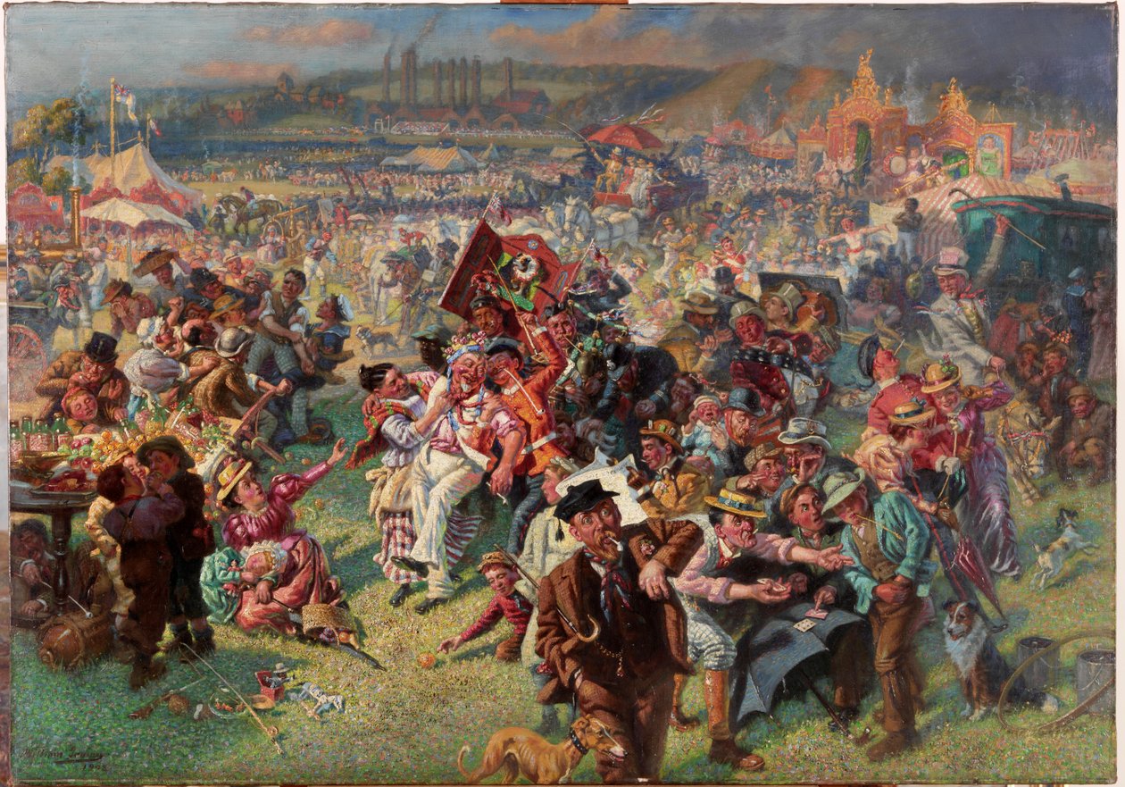 The Blaydon Races - A Study from Life, 1903 af William Irving