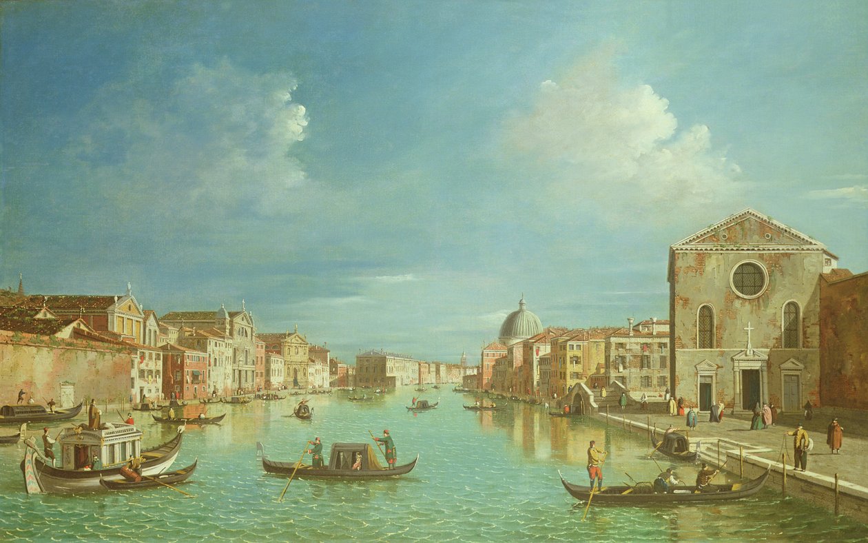 Venetiansk udsigt, 1700-tallet af William James