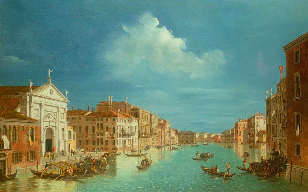 Venetiansk udsigt, 1700-tallet af William James