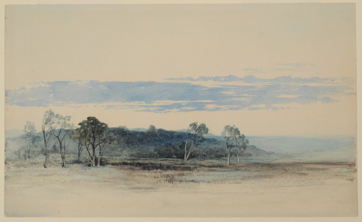 Cumrew, East Fellside, 1840-58 (wc på papir) af William James Blacklock