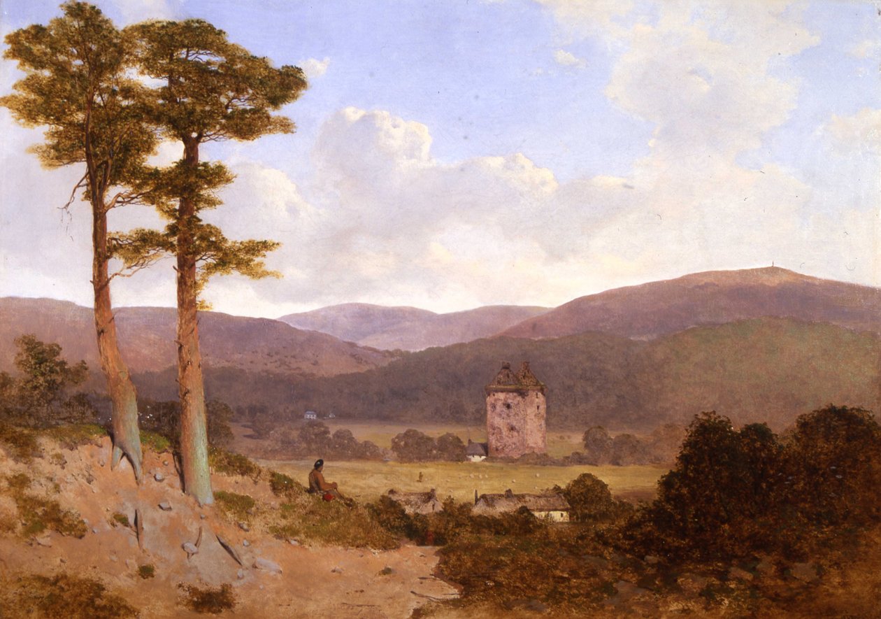 Gilnockie Tower, 1843 af William James Blacklock