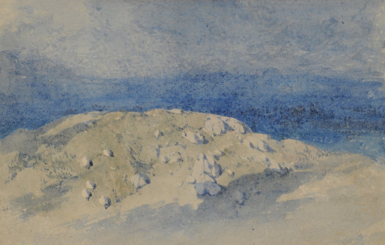Hill Top, 1840-58 (wc på papir) af William James Blacklock