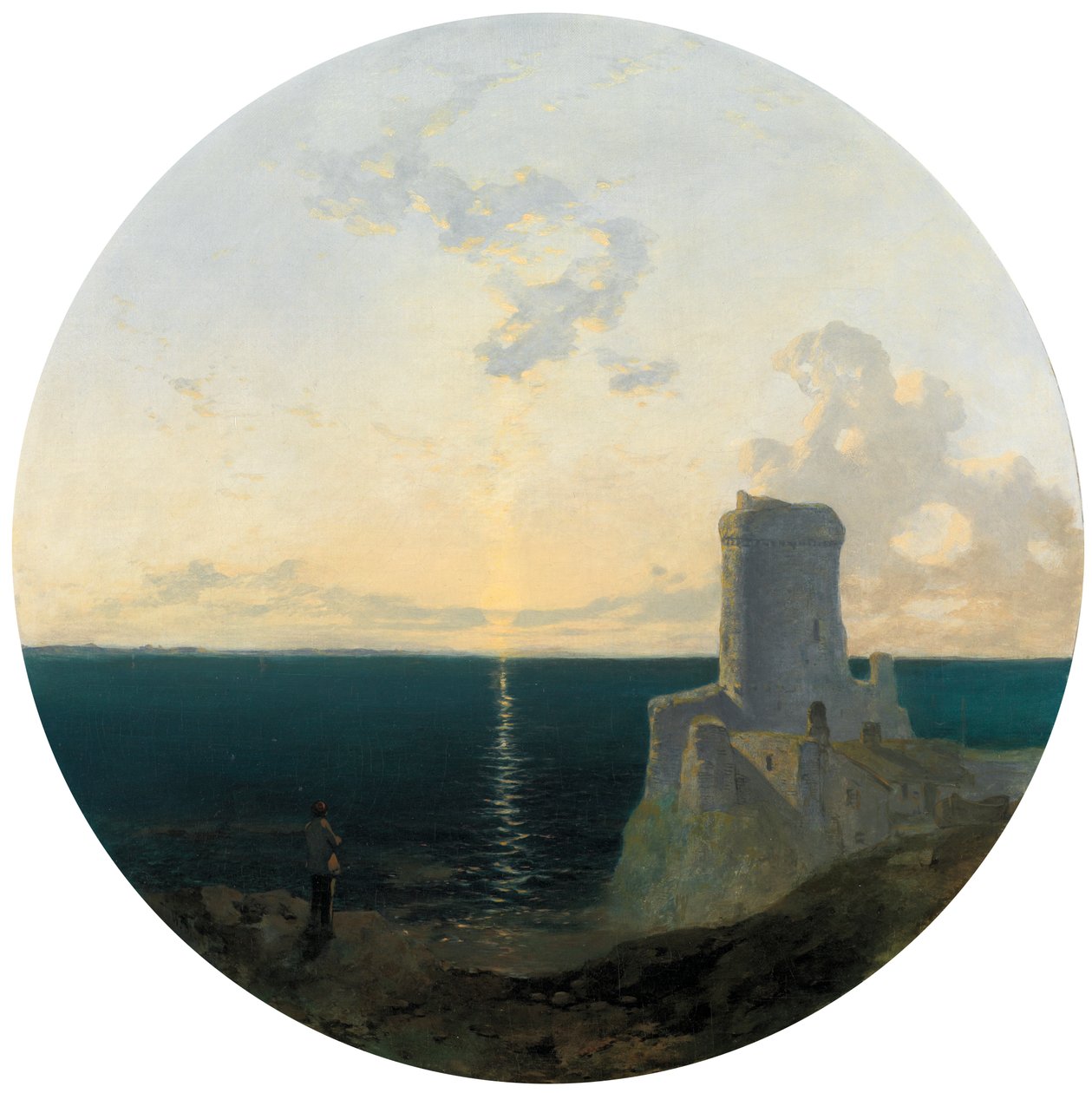 Solnedgang af William James Blacklock