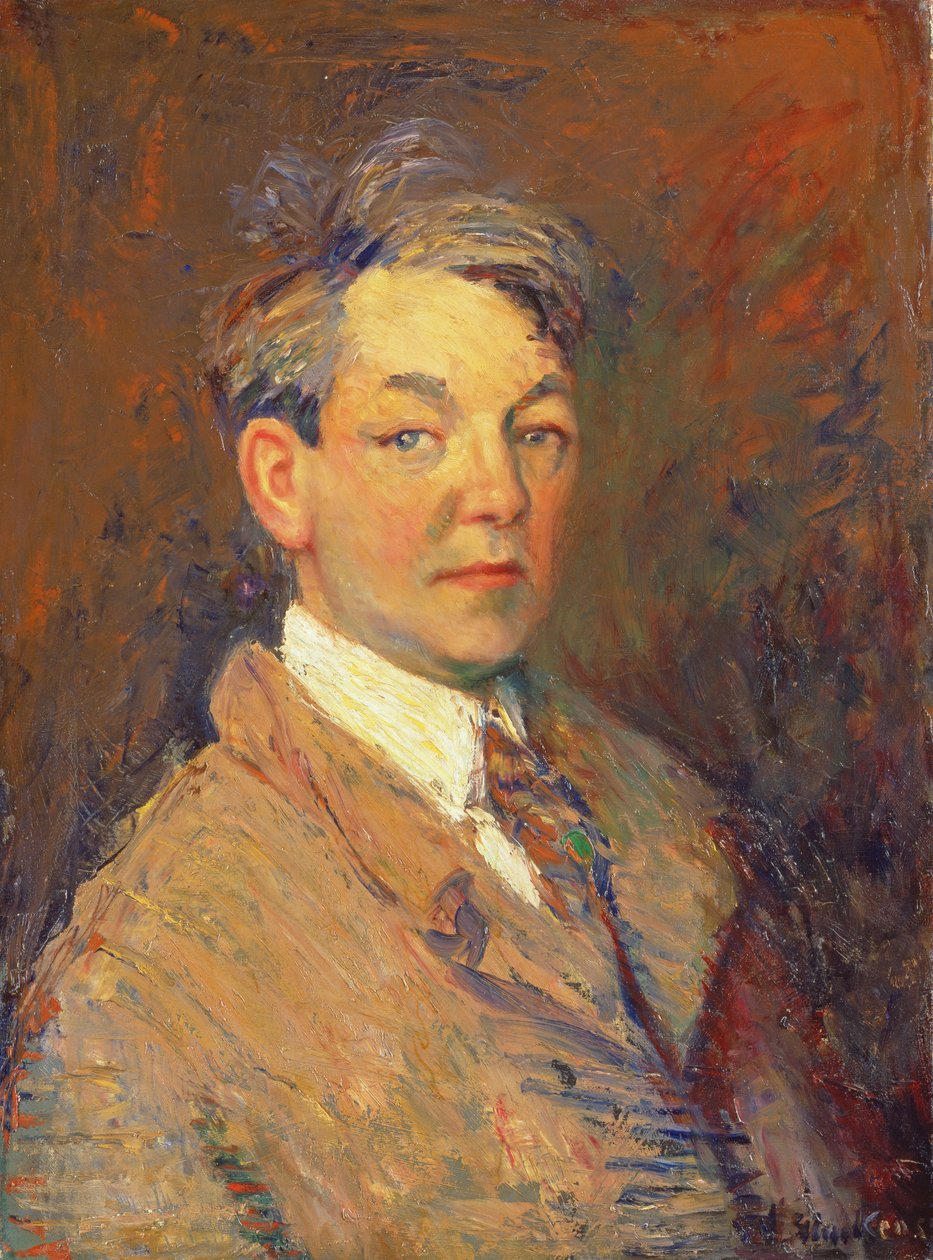 Portræt af kunstneren af William James Glackens