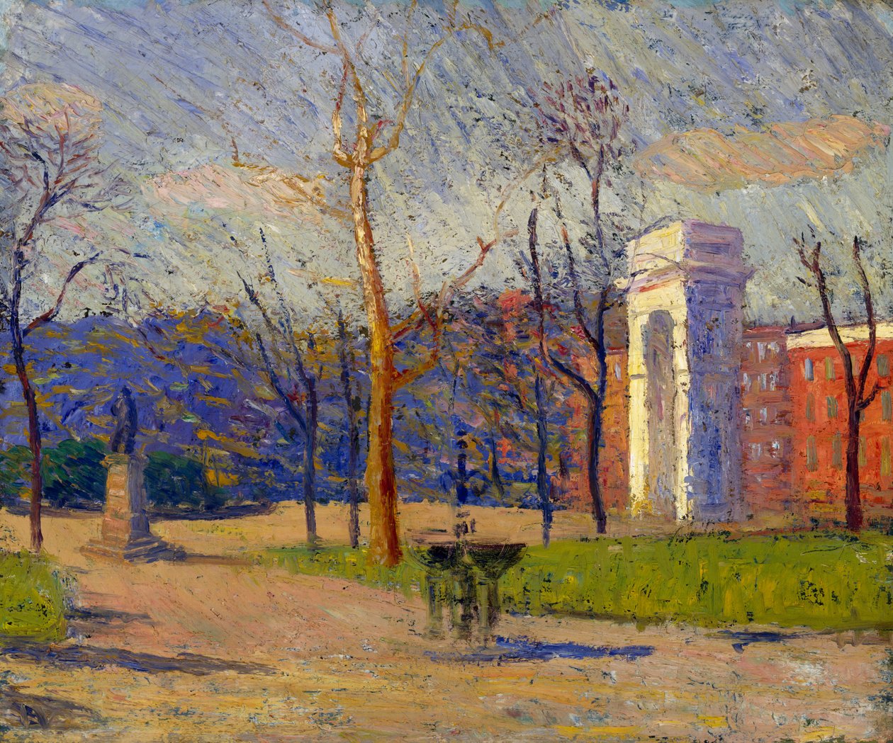 Washington Square af William James Glackens