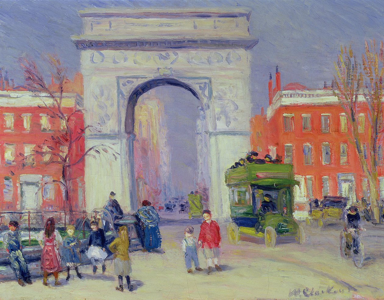 Washington Square Park, ca. 1908 af William James Glackens