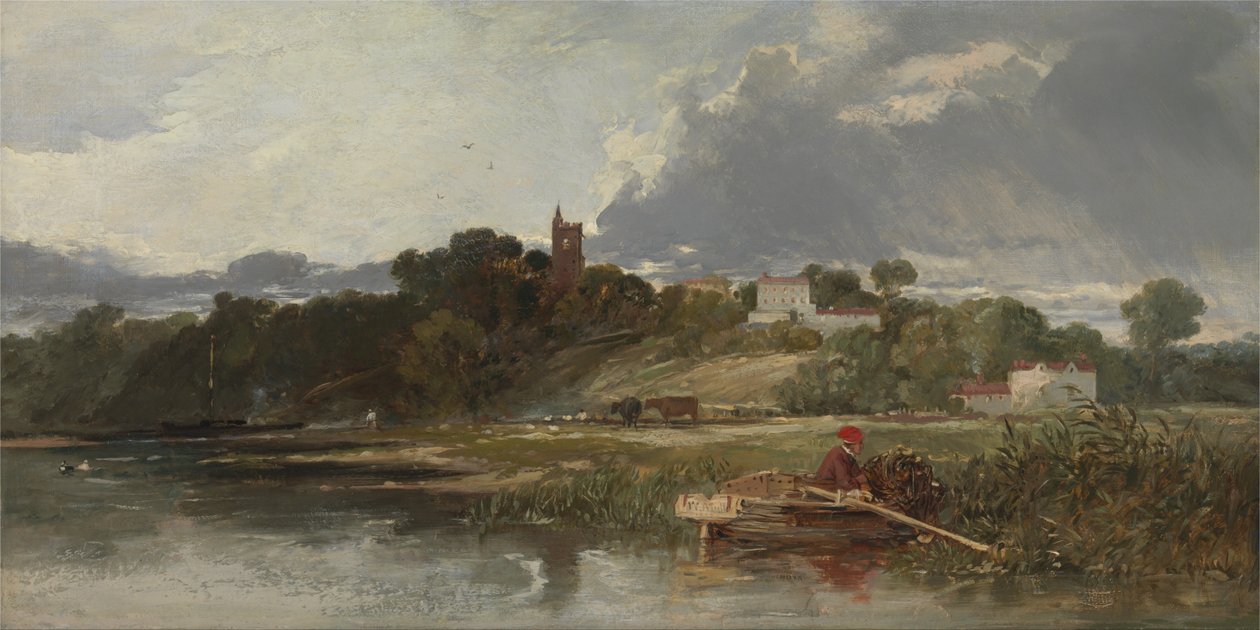 Gillingham på Medway af William James Muller
