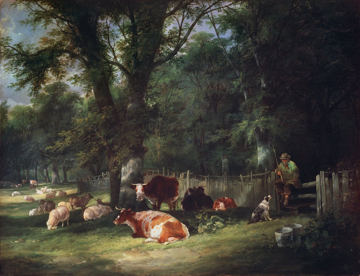 Et skyggefuldt hjørne af William Joseph Shayer