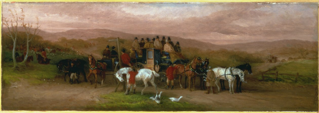 Ved Korsvejen, 1884 af William Joseph Shayer