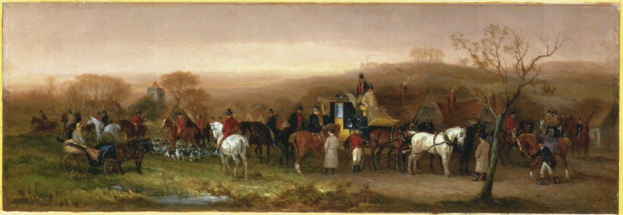 Mødet, 1884 af William Joseph Shayer