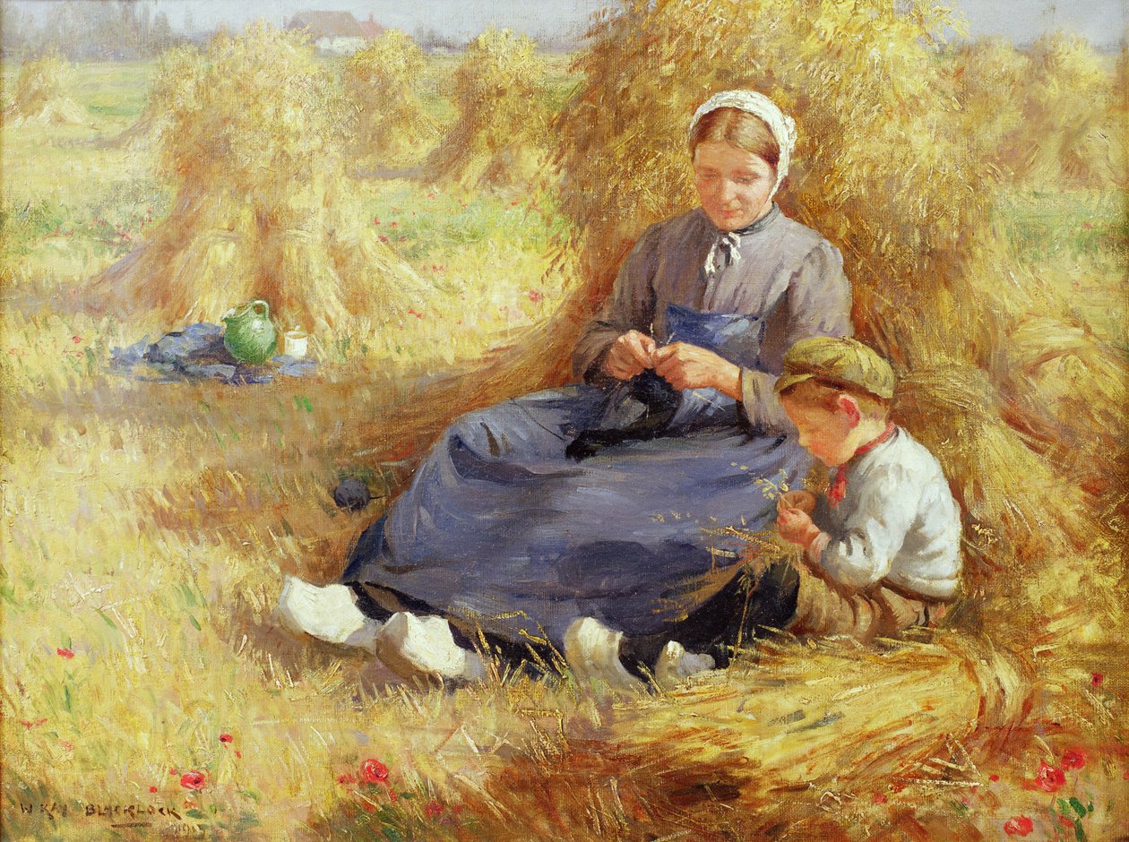 Middagshvile, 1915 af William Kay Blacklock