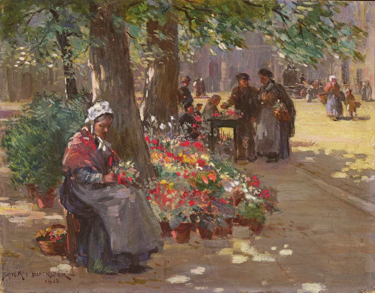 Blomstersælgeren, 1912 af William Kay Blacklock