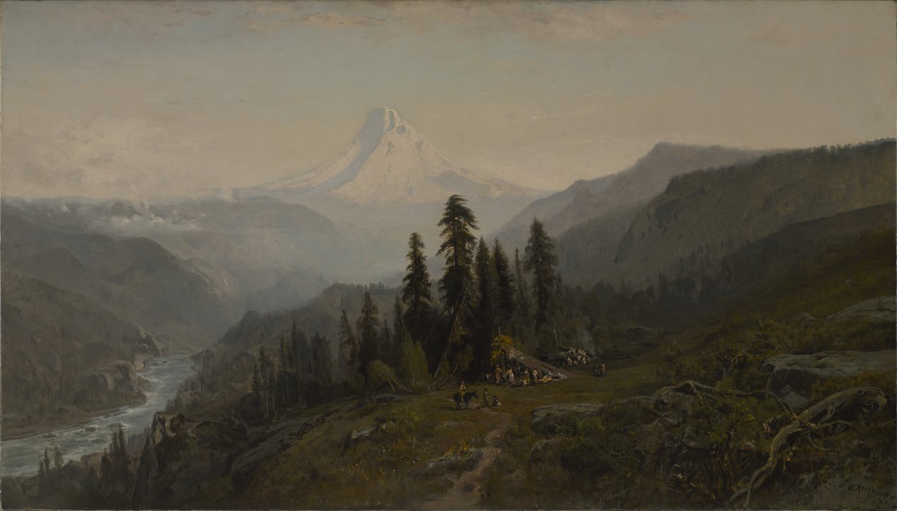 Mt. Hood, Oregon af William Keith