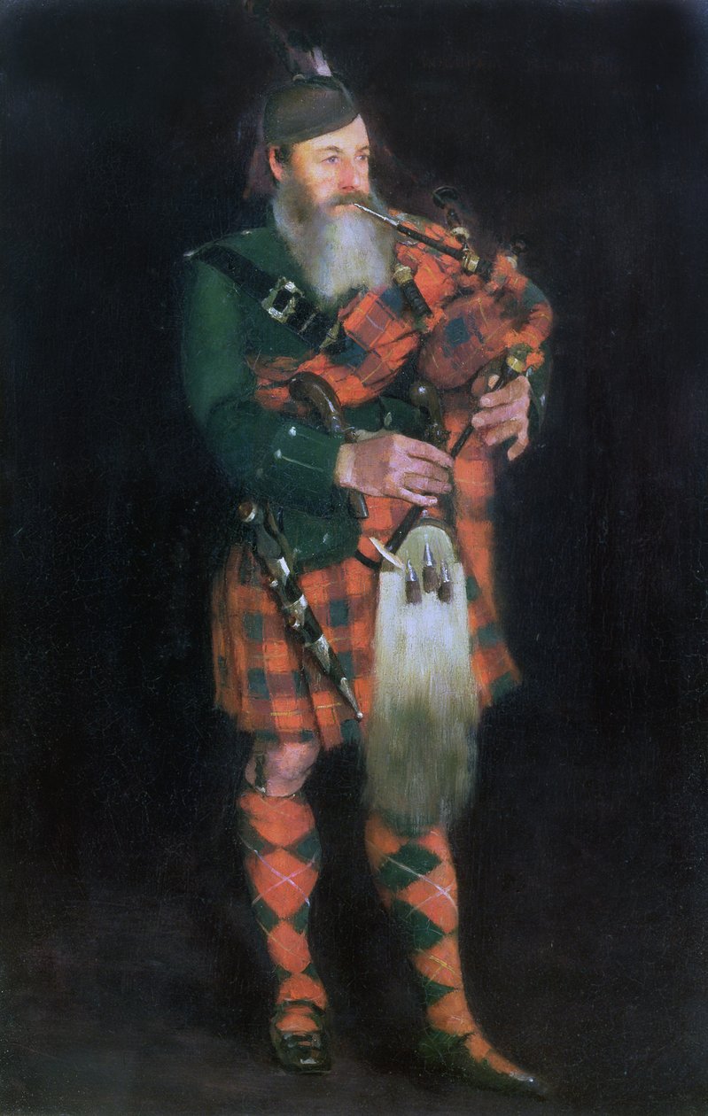 En Piper, 1885 af William Kennedy