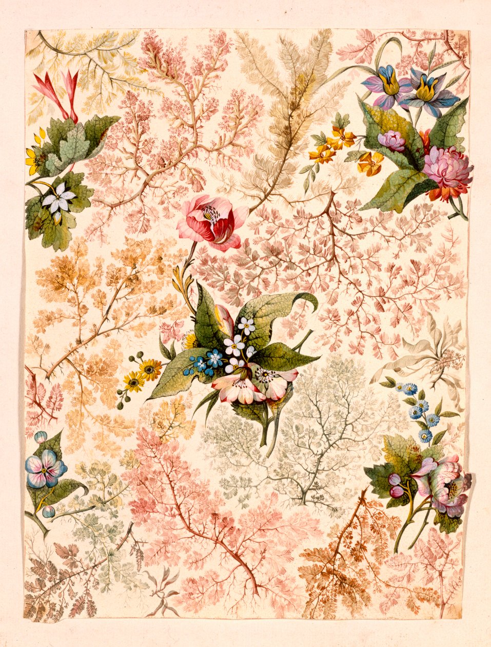 Marmor endepapir (papir) af William Kilburn